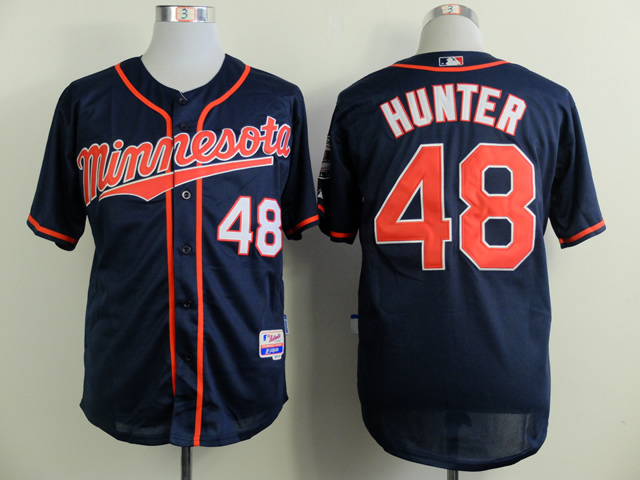 Men Minnesota Twins #48 Hunter Blue MLB Jerseys